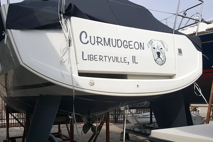 Sailboat Graphics & Lettering