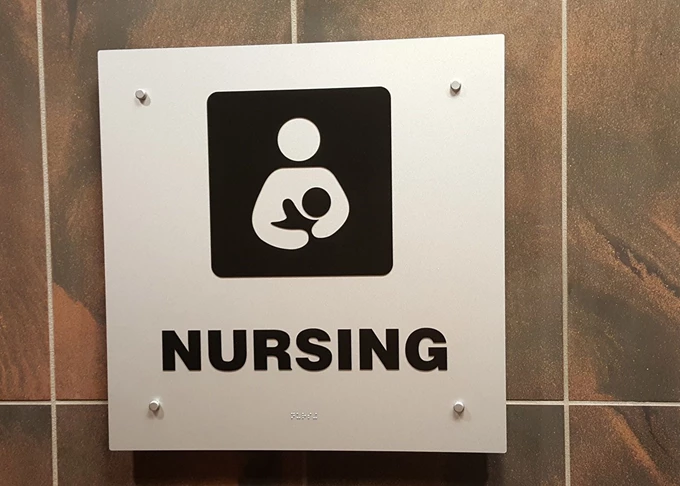 ADA compliant nursing room sign
